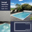 2806 Smaragd Compact Ceramic IG Pool Package Tenerife Grey - 6,00 x 3,20 m x 1,40 m dyb